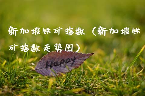 新加坡铁矿指数（新加坡铁矿指数走势图）_https://www.xmqjcw.com_期货投资_第1张