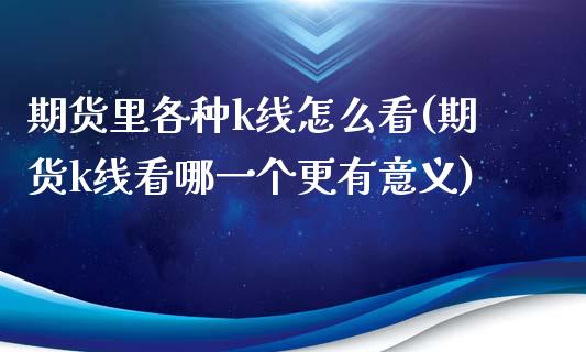 期货里各种k线怎么看(期货k线看哪一个更有意义)_https://www.xmqjcw.com_期货百科_第1张