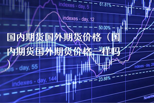 国内期货国外期货价格（国内期货国外期货价格一样吗）_https://www.xmqjcw.com_期货投资_第1张