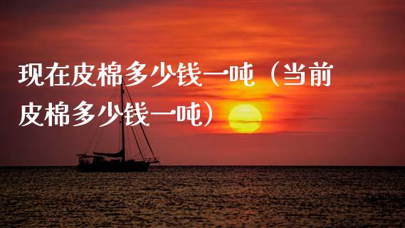 现在皮棉多少钱一吨（当前皮棉多少钱一吨）_https://www.xmqjcw.com_期货行情_第1张