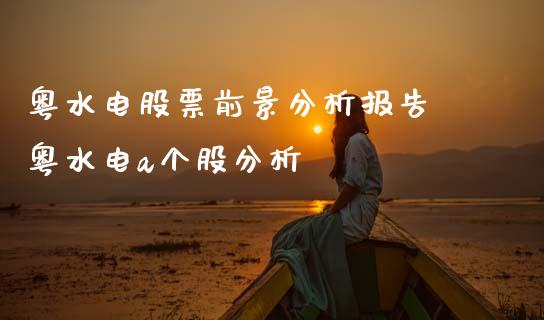 粤水电股票前景分析报告 粤水电a个股分析_https://www.xmqjcw.com_股票投资_第1张