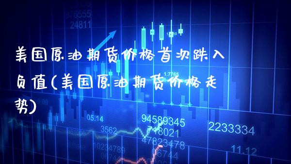 美国原油期货价格首次跌入负值(美国原油期货价格走势)_https://www.xmqjcw.com_期货投资_第1张