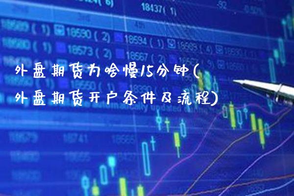 外盘期货为啥慢15分钟(外盘期货开户条件及流程)_https://www.xmqjcw.com_期货百科_第1张