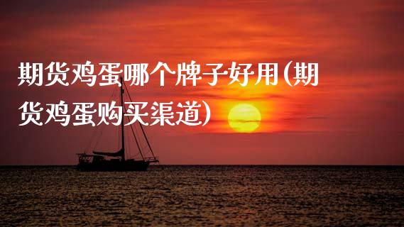 期货鸡蛋哪个牌子好用(期货鸡蛋购买渠道)_https://www.xmqjcw.com_期货行情_第1张
