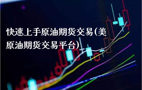 快速上手原油期货交易(美原油期货交易平台)_https://www.xmqjcw.com_期货行情_第1张