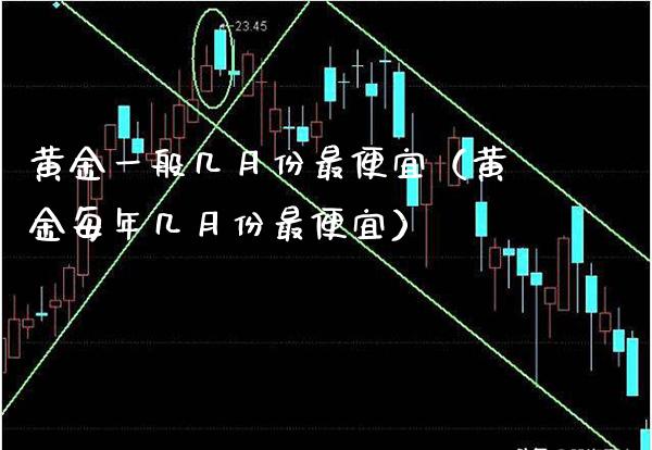 黄金一般几月份最便宜（黄金每年几月份最便宜）_https://www.xmqjcw.com_期货直播室_第1张