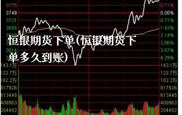 恒银期货下单(恒银期货下单多久到账)_https://www.xmqjcw.com_期货投资_第1张