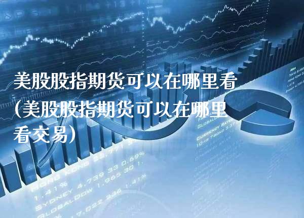 美股股指期货可以在哪里看(美股股指期货可以在哪里看交易)_https://www.xmqjcw.com_期货投资_第1张