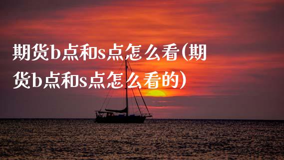 期货b点和s点怎么看(期货b点和s点怎么看的)_https://www.xmqjcw.com_期货百科_第1张