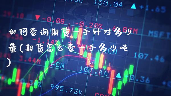 如何查询期货一手针对多少量(期货怎么查一手多少吨)_https://www.xmqjcw.com_期货百科_第1张