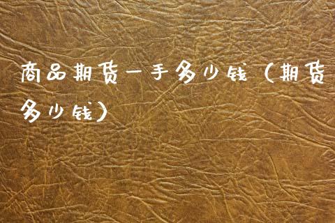 商品期货一手多少钱（期货多少钱）_https://www.xmqjcw.com_期货行情_第1张