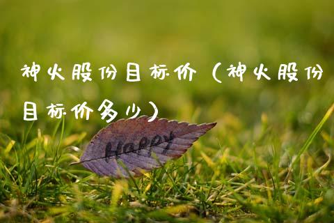 神火股份目标价（神火股份目标价多少）_https://www.xmqjcw.com_期货投资_第1张