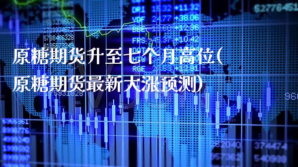 原糖期货升至七个月高位(原糖期货最新大涨预测)_https://www.xmqjcw.com_股票投资_第1张