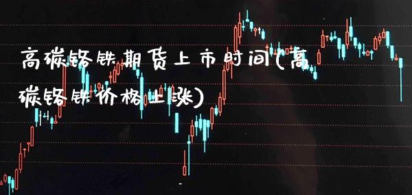 高碳铬铁期货上市时间(高碳铬铁价格上涨)_https://www.xmqjcw.com_期货开户_第1张