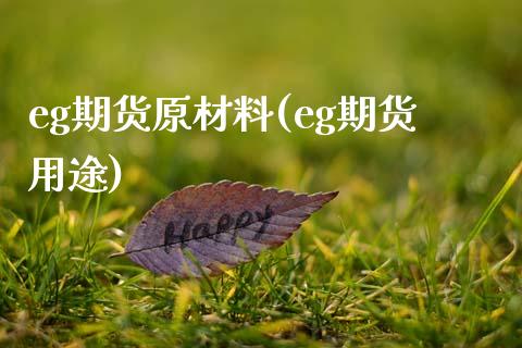 eg期货原材料(eg期货用途)_https://www.xmqjcw.com_期货投资_第1张