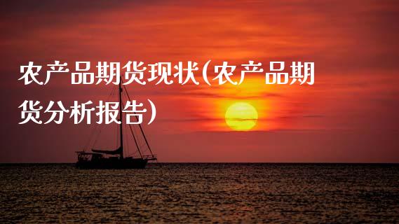 农产品期货现状(农产品期货分析报告)_https://www.xmqjcw.com_期货百科_第1张