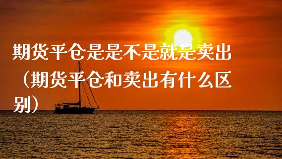 期货平仓是是不是就是卖出（期货平仓和卖出有什么区别）_https://www.xmqjcw.com_期货投资_第1张