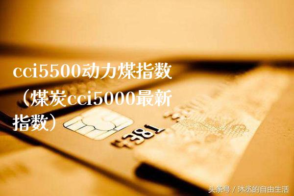 cci5500动力煤指数（煤炭cci5000最新指数）_https://www.xmqjcw.com_期货投资_第1张