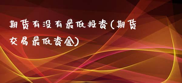 期货有没有最低投资(期货交易最低资金)_https://www.xmqjcw.com_基金理财_第1张