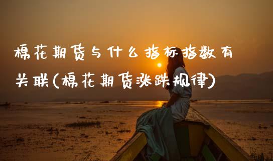 棉花期货与什么指标指数有关联(棉花期货涨跌规律)_https://www.xmqjcw.com_期货百科_第1张