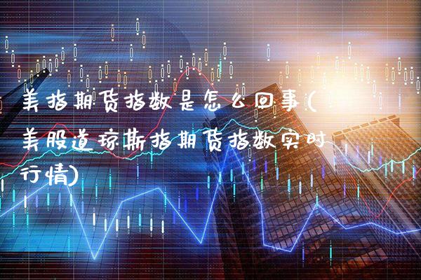 美指期货指数是怎么回事(美股道琼斯指期货指数实时行情)_https://www.xmqjcw.com_期货百科_第1张