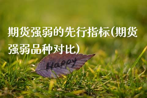 期货强弱的先行指标(期货强弱品种对比)_https://www.xmqjcw.com_期货开户_第1张