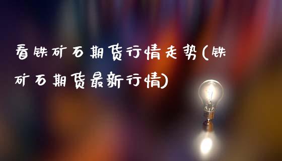 看铁矿石期货行情走势(铁矿石期货最新行情)_https://www.xmqjcw.com_期货百科_第1张