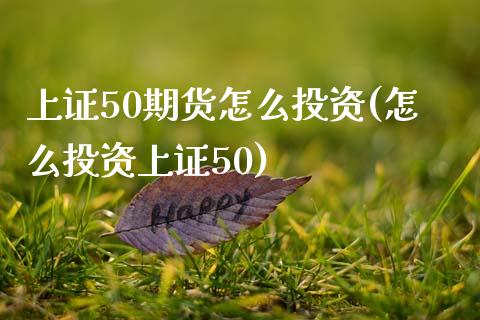 上证50期货怎么投资(怎么投资上证50)_https://www.xmqjcw.com_期货投资_第1张
