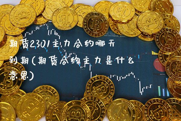 期货2301主力合约哪天到期(期货合约主力是什么意思)_https://www.xmqjcw.com_期货百科_第1张