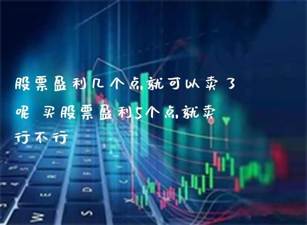 股票盈利几个点就可以卖了呢 买股票盈利5个点就卖行不行_https://www.xmqjcw.com_股票投资_第1张