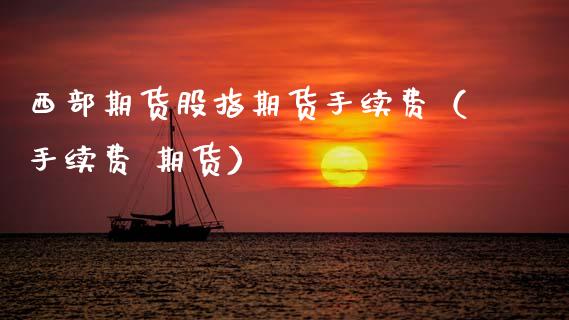 西部期货股指期货手续费（手续费 期货）_https://www.xmqjcw.com_期货行情_第1张