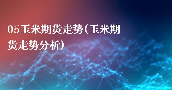 05玉米期货走势(玉米期货走势分析)_https://www.xmqjcw.com_期货投资_第1张