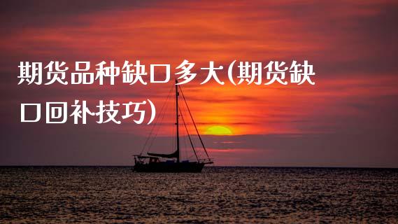 期货品种缺口多大(期货缺口回补技巧)_https://www.xmqjcw.com_期货百科_第1张