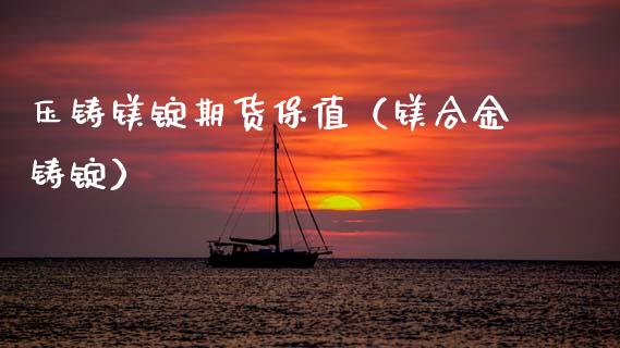 压铸镁锭期货保值（镁合金铸锭）_https://www.xmqjcw.com_期货投资_第1张