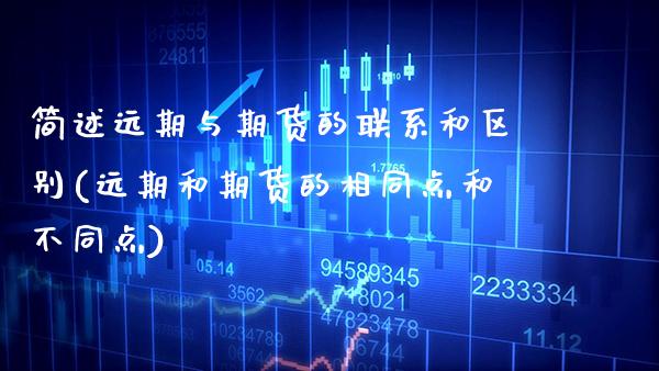 简述远期与期货的联系和区别(远期和期货的相同点和不同点)_https://www.xmqjcw.com_期货行情_第1张