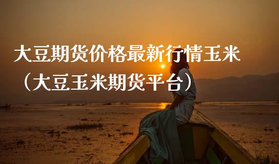 大豆期货价格最新行情玉米（大豆玉米期货平台）_https://www.xmqjcw.com_期货直播室_第1张