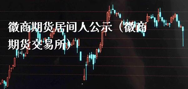 徽商期货居间人公示（徽商期货交易所）_https://www.xmqjcw.com_期货投资_第1张