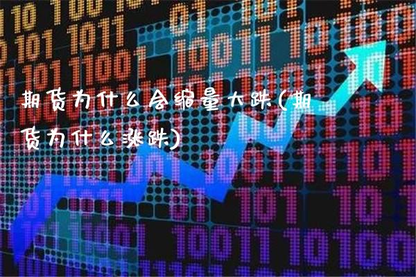 期货为什么会缩量大跌(期货为什么涨跌)_https://www.xmqjcw.com_期货百科_第1张