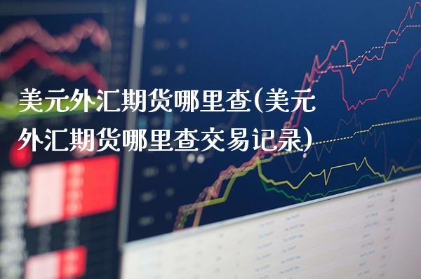 美元外汇期货哪里查(美元外汇期货哪里查交易记录)_https://www.xmqjcw.com_期货行情_第1张