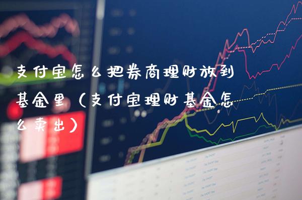 支付宝怎么把券商理财放到基金里（支付宝理财基金怎么卖出）_https://www.xmqjcw.com_基金理财_第1张