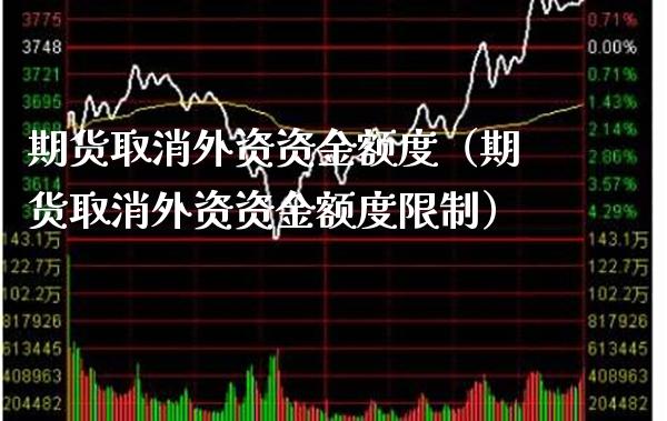 期货取消外资资金额度（期货取消外资资金额度**）_https://www.xmqjcw.com_期货投资_第1张