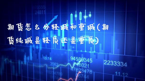 期货怎么分轻碱和重碱(期货纯碱是轻质还是重质)_https://www.xmqjcw.com_期货直播室_第1张