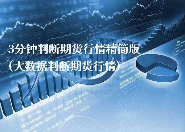 3分钟判断期货行情精简版(大数据判断期货行情)_https://www.xmqjcw.com_期货投资_第1张