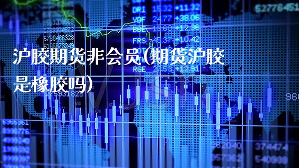 沪胶期货非会员(期货沪胶是橡胶吗)_https://www.xmqjcw.com_期货百科_第1张