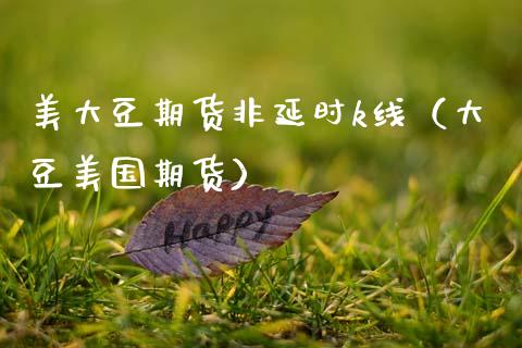 美大豆期货非延时k线（大豆美国期货）_https://www.xmqjcw.com_期货直播室_第1张