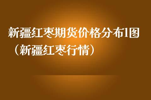 新疆红枣期货价格分布l图（新疆红枣行情）_https://www.xmqjcw.com_期货投资_第1张