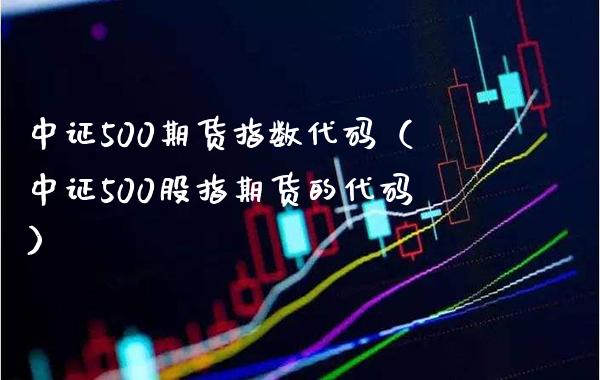 中证500期货指数代码（中证500股指期货的代码）_https://www.xmqjcw.com_期货投资_第1张