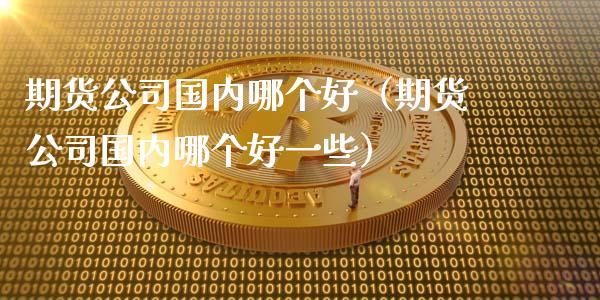 期货公司国内哪个好（期货公司国内哪个好一些）_https://www.xmqjcw.com_期货投资_第1张