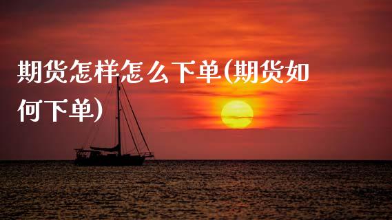 期货怎样怎么下单(期货如何下单)_https://www.xmqjcw.com_期货行情_第1张