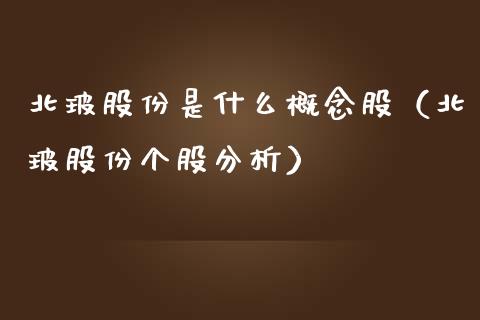 北玻股份是什么概念股（北玻股份个股分析）_https://www.xmqjcw.com_股票投资_第1张